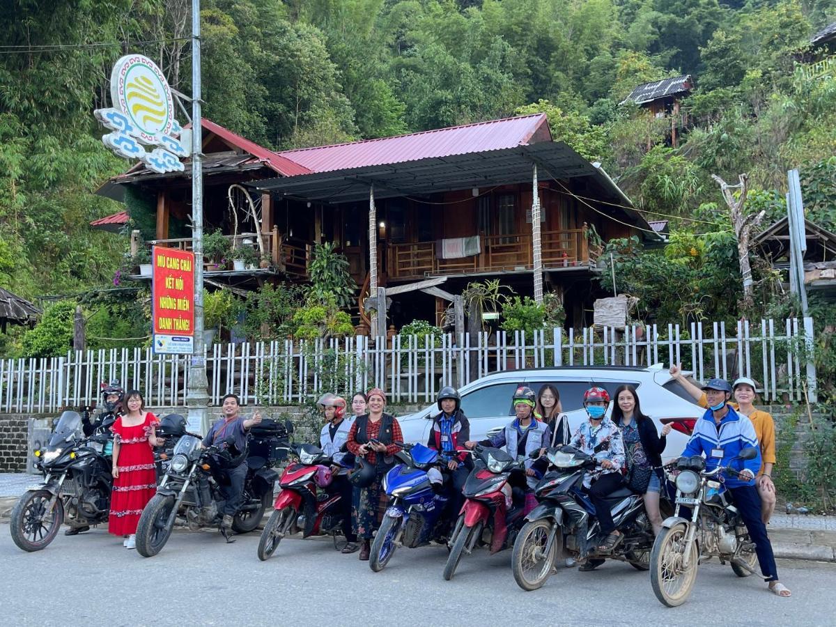 Mu Cang Homestay Lao San Chay Bagian luar foto